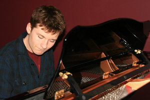 Hunter Gifford at the piano